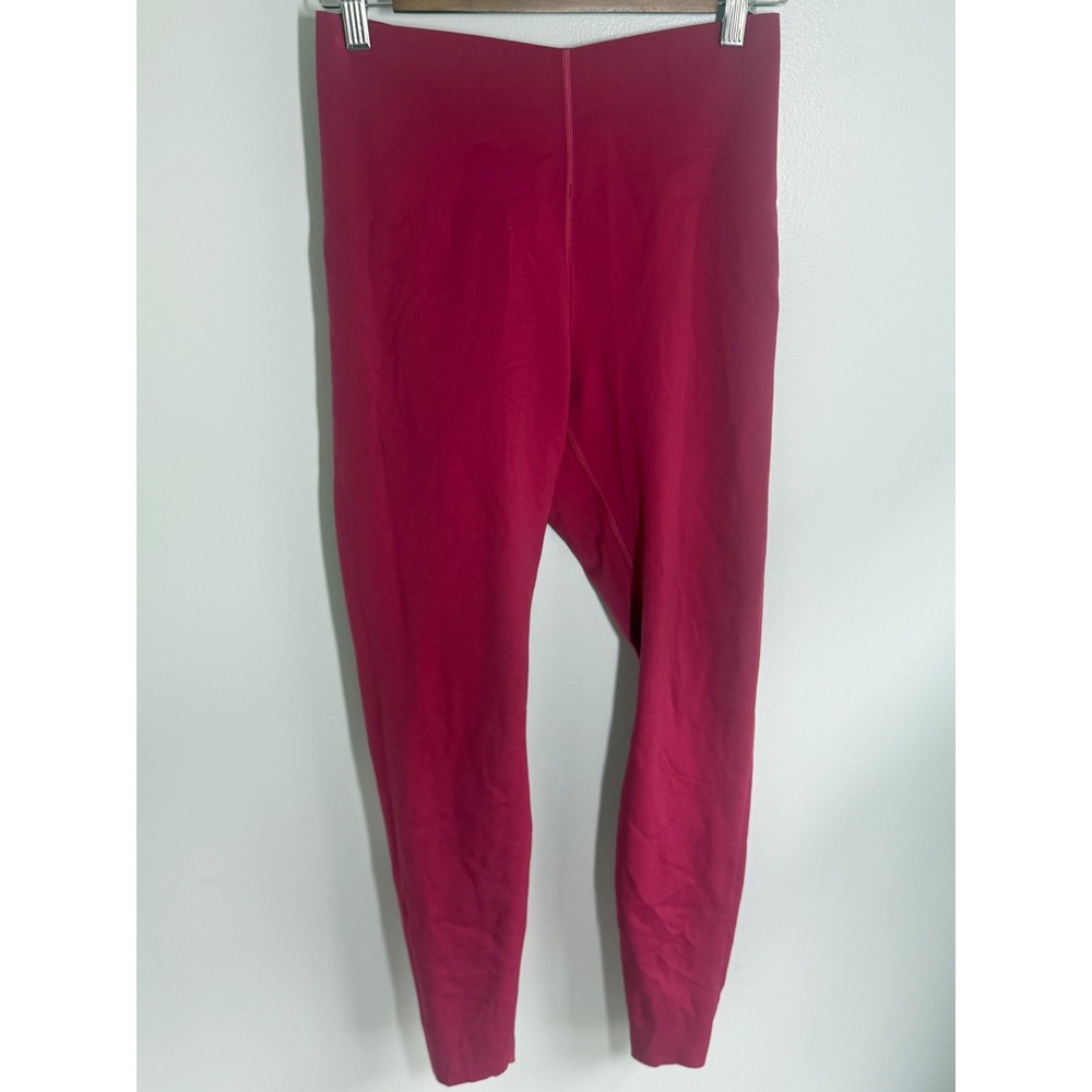 Lululemon High Rise Leggings Berry Pink Yoga Athletic Pants Women Size 6